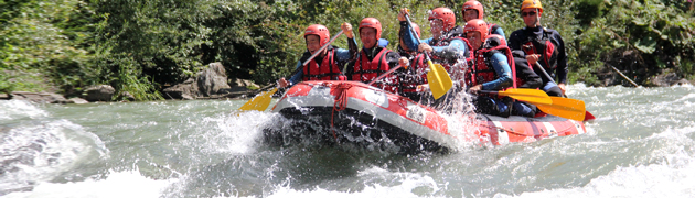 raft à Château d'oex